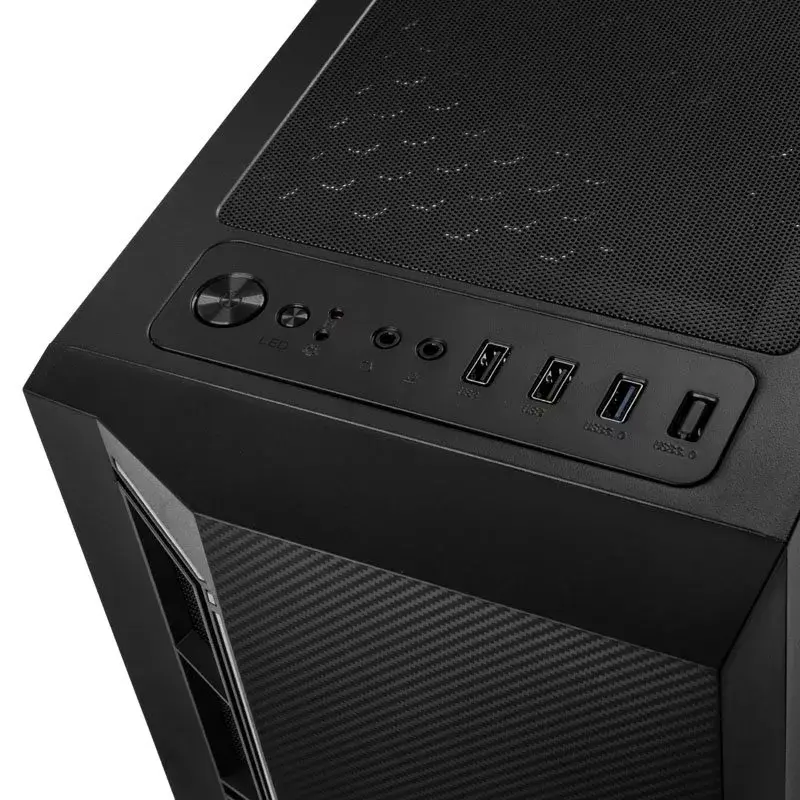 PC Case Kolink Inspire K7 ARGB Midi Tower Schwarz