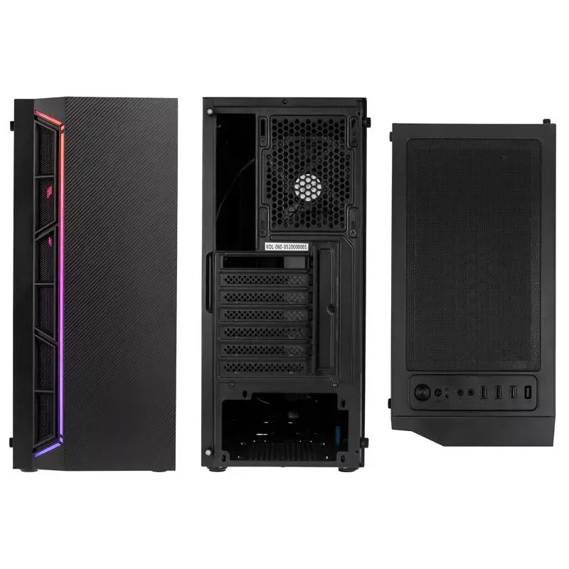 PC Case Kolink Inspire K7 ARGB Midi Tower Schwarz