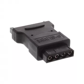 InLine SATA-Stromadapter 1 Molex 4 Pin Stecker / 15 Pin SATA Buchse