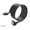 Internes SATA-Datenkabel Akasa Proslim 90°-Stecker, 100 cm