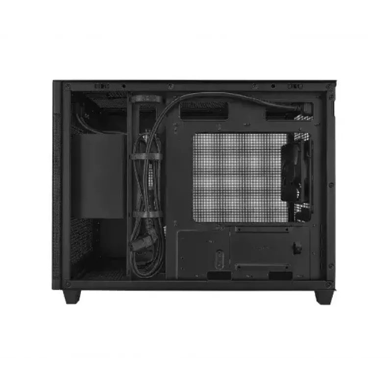 PC-Gehäuse ASUS Prime AP201 MicroATX Mini Tower Schwarz — unterstützt microATX, max. GPU 338 mm, CPU-Kühlerhöhe 170 mm, 3x 3,5-Zoll-Schächte, USB-A 2x, USB-C 1x