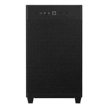 PC-Gehäuse ASUS Prime AP201 MicroATX Mini Tower Schwarz — unterstützt microATX, max. GPU 338 mm, CPU-Kühlerhöhe 170 mm, 3x 3,5-Zoll-Schächte, USB-A 2x, USB-C 1x