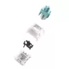 Tastatur-Schalter GLORIOUS Lynx Linear Mechanical Switches — 36 Stück, Polycarbonat, Cyan-transluzent