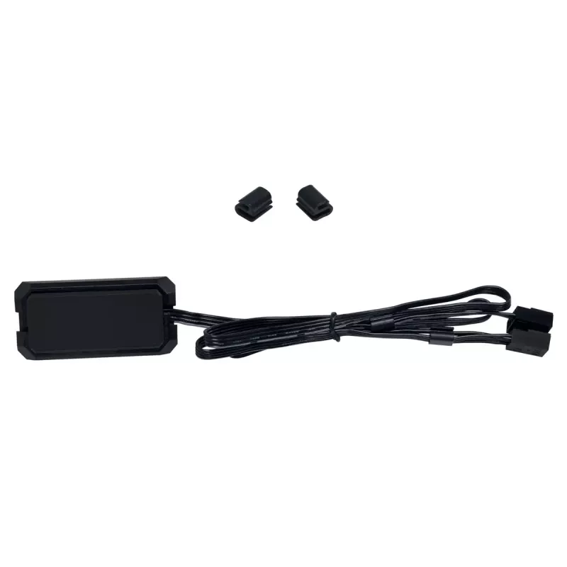 Gehäuselüfter Lian Li 12RCL1W3B 120 mm, 12 V, 2150 RPM, 2,52 mmH2O, Fluiddynamisches Lager, schwarz