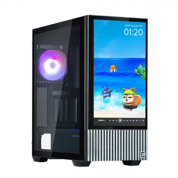 PC-Gehäuse Zalman Z10 DS Midi Tower Schwarz