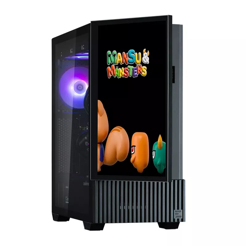PC-Gehäuse Zalman Z10 DS Midi Tower Schwarz