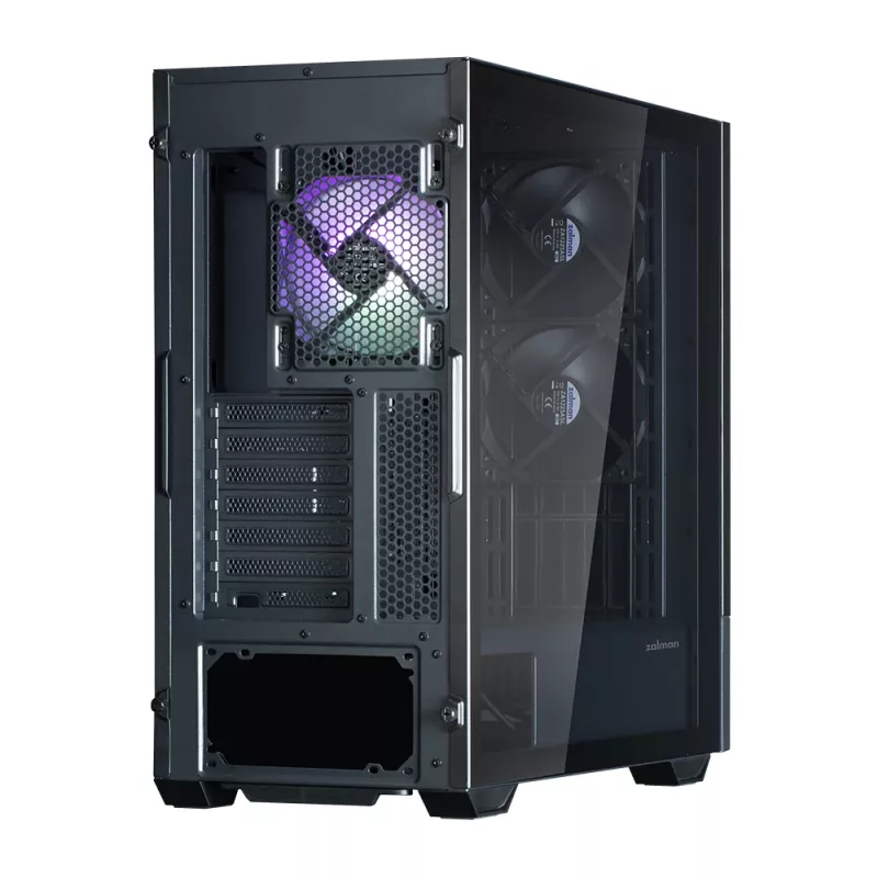 PC-Gehäuse Zalman Z10 DS Midi Tower Schwarz