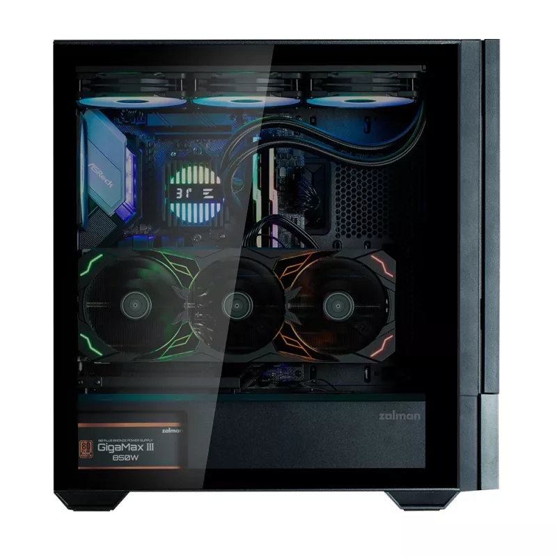 PC-Gehäuse Zalman Z10 DS Midi Tower Schwarz