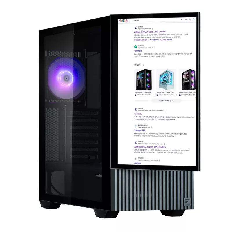 PC-Gehäuse Zalman Z10 DS Midi Tower Schwarz