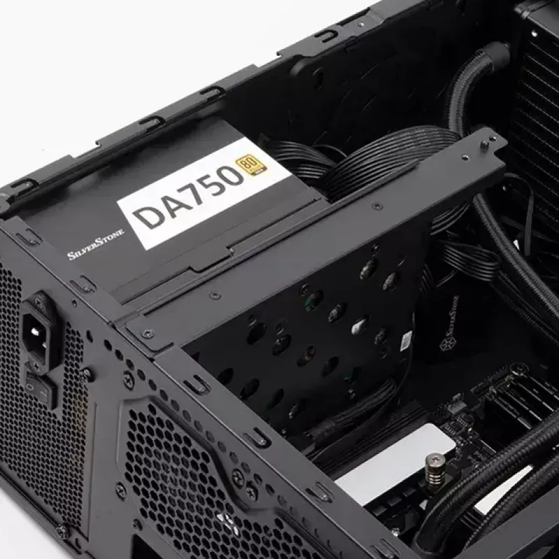 PC-Gehäuse Silverstone GD11 HTPC Weiß