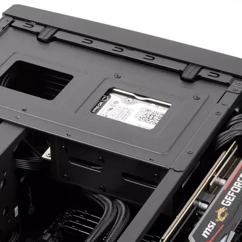 PC-Gehäuse Silverstone GD11 HTPC Weiß