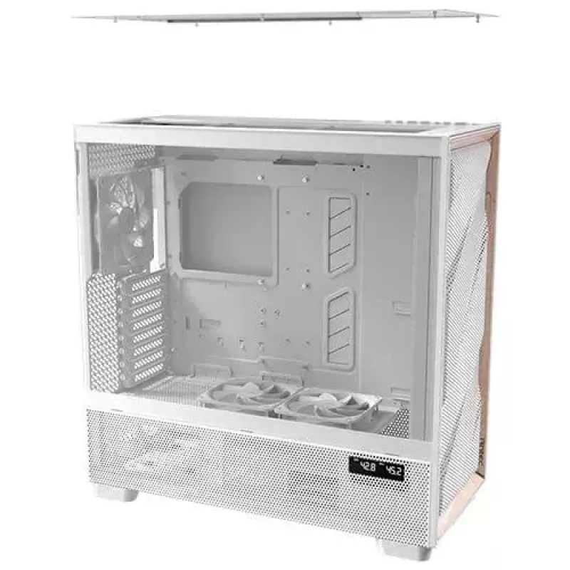 PC-Gehäuse Antec FLUX PRO White EUV Full Tower Weiß