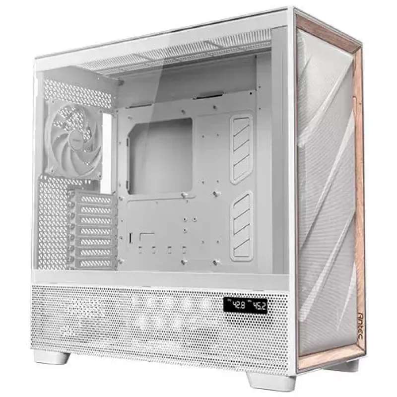 PC-Gehäuse Antec FLUX PRO White EUV Full Tower Weiß