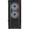 PC-Gehäuse Aerocool Quantum Mesh Midi Tower Schwarz
