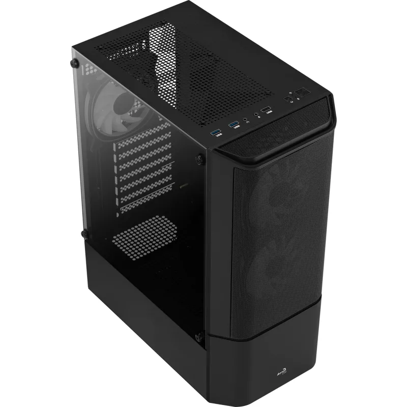 PC-Gehäuse Aerocool Quantum Mesh Midi Tower Schwarz