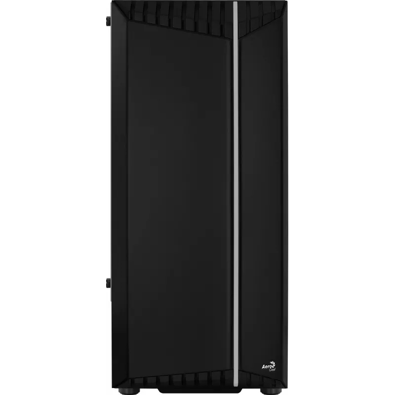 PC-Gehäuse AEROCOOL Bionic Midi Tower — ATX, gehärtetes Glas, 3,5“x2 / 2,5”x4 Einschübe, bis zu 297 mm GPU, 158 mm CPU-Kühler, blaue LED