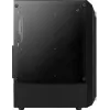 PC-Gehäuse AEROCOOL Bionic Midi Tower — ATX, gehärtetes Glas, 3,5“x2 / 2,5”x4 Einschübe, bis zu 297 mm GPU, 158 mm CPU-Kühler, blaue LED