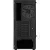 PC-Gehäuse AEROCOOL Bionic Midi Tower — ATX, gehärtetes Glas, 3,5“x2 / 2,5”x4 Einschübe, bis zu 297 mm GPU, 158 mm CPU-Kühler, blaue LED