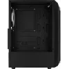 PC-Gehäuse AEROCOOL Bionic Midi Tower — ATX, gehärtetes Glas, 3,5“x2 / 2,5”x4 Einschübe, bis zu 297 mm GPU, 158 mm CPU-Kühler, blaue LED