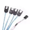 Kabel Silverstone CPS05 0,5 m Mini-SAS SFF-8643 auf SATA 7-Pin