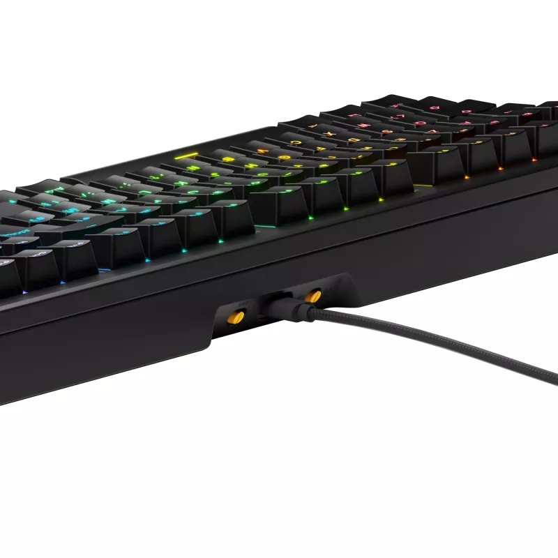 Mechanische Full-Size (100%) kabelgebundene Tastatur GLORIOUS GMMK 3 — USB, QWERTY, RGB, Schwarz (US-Layout)