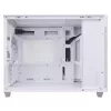 PC-Gehäuse ASUS Prime AP201 MicroATX Mini Tower Weiß — unterstützt microATX, GPU bis 338 mm, 3×3,5-Zoll + 1×2,5-Zoll Laufwerke, USB-A 3.2 Gen1×2, USB-C 3.2 Gen2×1