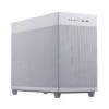 PC-Gehäuse ASUS Prime AP201 MicroATX Mini Tower Weiß — unterstützt microATX, GPU bis 338 mm, 3×3,5-Zoll + 1×2,5-Zoll Laufwerke, USB-A 3.2 Gen1×2, USB-C 3.2 Gen2×1