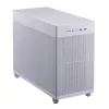 PC-Gehäuse ASUS Prime AP201 MicroATX Mini Tower Weiß — unterstützt microATX, GPU bis 338 mm, 3×3,5-Zoll + 1×2,5-Zoll Laufwerke, USB-A 3.2 Gen1×2, USB-C 3.2 Gen2×1