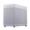 PC-Gehäuse ASUS Prime AP201 MicroATX Mini Tower Weiß — unterstützt microATX, GPU bis 338 mm, 3×3,5-Zoll + 1×2,5-Zoll Laufwerke, USB-A 3.2 Gen1×2, USB-C 3.2 Gen2×1