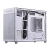 PC-Gehäuse ASUS Prime AP201 MicroATX Mini Tower Weiß — unterstützt microATX, GPU bis 338 mm, 3×3,5-Zoll + 1×2,5-Zoll Laufwerke, USB-A 3.2 Gen1×2, USB-C 3.2 Gen2×1
