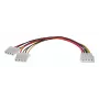 InLine Internes Strom-Y-Kabel 1x 5,25 Zoll Molex / 2x 5,25 Zoll Molex 0,20 m