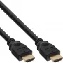InLine HDMI-Kabel, High Speed HDMI-Kabel, M/M, schwarz, goldene Kontakte, 1,5 m