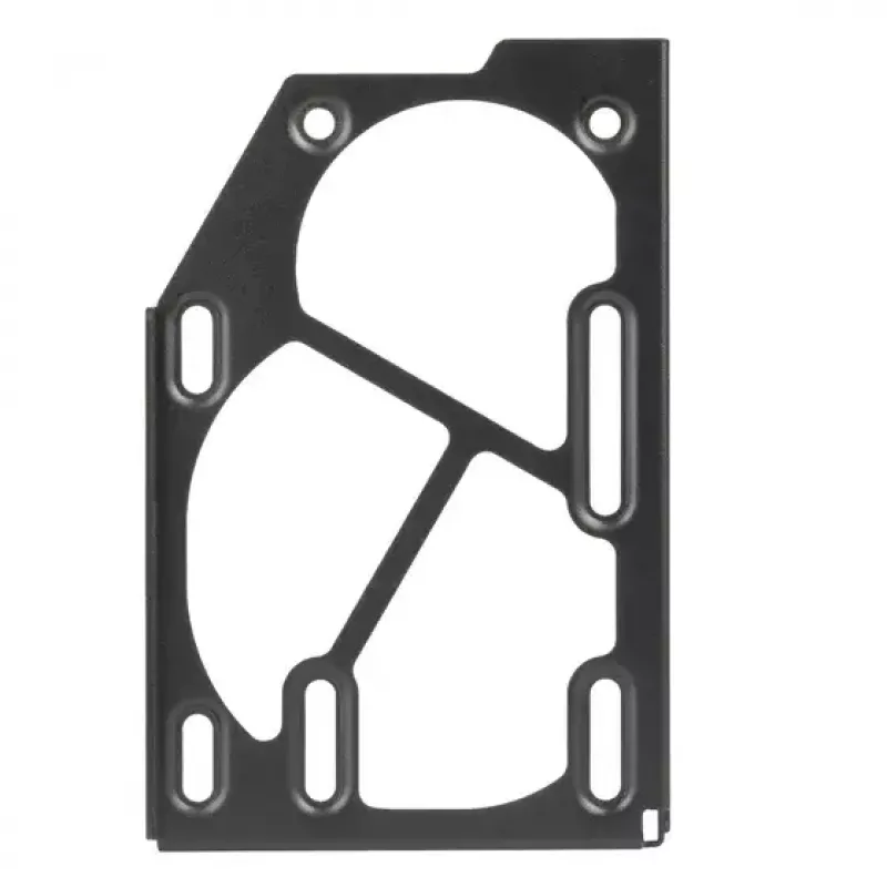 Montageset Silverstone FDP01 Stahl Schwarz 92x142x35mm