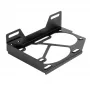 Montageset Silverstone FDP01 Stahl Schwarz 92x142x35mm