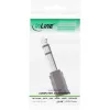 InLine Audio Adapter 6,3 mm Stecker / 3,5 mm Buchse Stereo, 3,5 mm Klinkenbuchse, 3,5 mm F, Schwarz