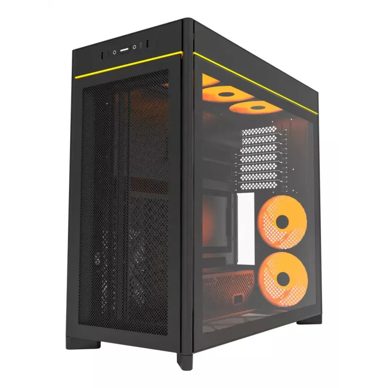 PC-Gehäuse Montech HS01 PRO Midi Tower Schwarz