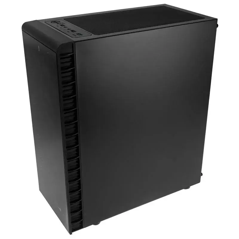 PC Midi Tower Kolink Observatory Lite — Schwarz, Temperglas, ATX/Micro-ITX, 3x120mm vorne, 1x120mm hinten, 190×400×440 mm