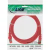 InLine Patchkabel S/FTP PiMF Cat.6 250MHz PVC Kupfer rot 0,5 m