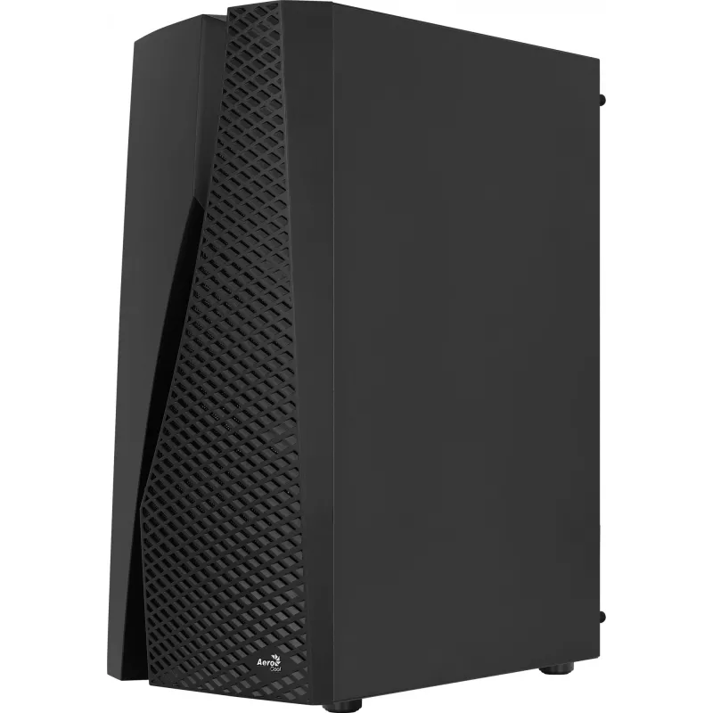 Aerocool WAVEBKV3 ATX PC-Gehäuse aus gehärtetem Glas mit 4xRGB-Lüftern Schwarz