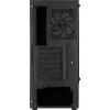Aerocool WAVEBKV3 ATX PC-Gehäuse aus gehärtetem Glas mit 4xRGB-Lüftern Schwarz