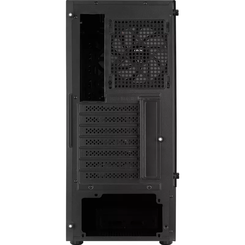Aerocool WAVEBKV3 ATX PC-Gehäuse aus gehärtetem Glas mit 4xRGB-Lüftern Schwarz