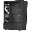 Aerocool WAVEBKV3 ATX PC-Gehäuse aus gehärtetem Glas mit 4xRGB-Lüftern Schwarz