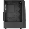 Aerocool WAVEBKV3 ATX PC-Gehäuse aus gehärtetem Glas mit 4xRGB-Lüftern Schwarz
