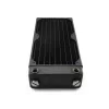 Flüssigkeitskühlungsradiator EXTREME XSPC RX240 Dual Fan Radiator V3, Messing/Kupfer, 240 mm, 2 Lüfter, Schwarz