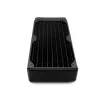 Flüssigkeitskühlungsradiator EXTREME XSPC RX240 Dual Fan Radiator V3, Messing/Kupfer, 240 mm, 2 Lüfter, Schwarz