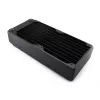 Flüssigkeitskühlungsradiator EXTREME XSPC RX240 Dual Fan Radiator V3, Messing/Kupfer, 240 mm, 2 Lüfter, Schwarz