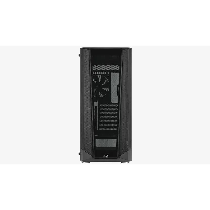PC-Gehäuse Aerocool Prism-G-BK-v1 Midi Tower Schwarz