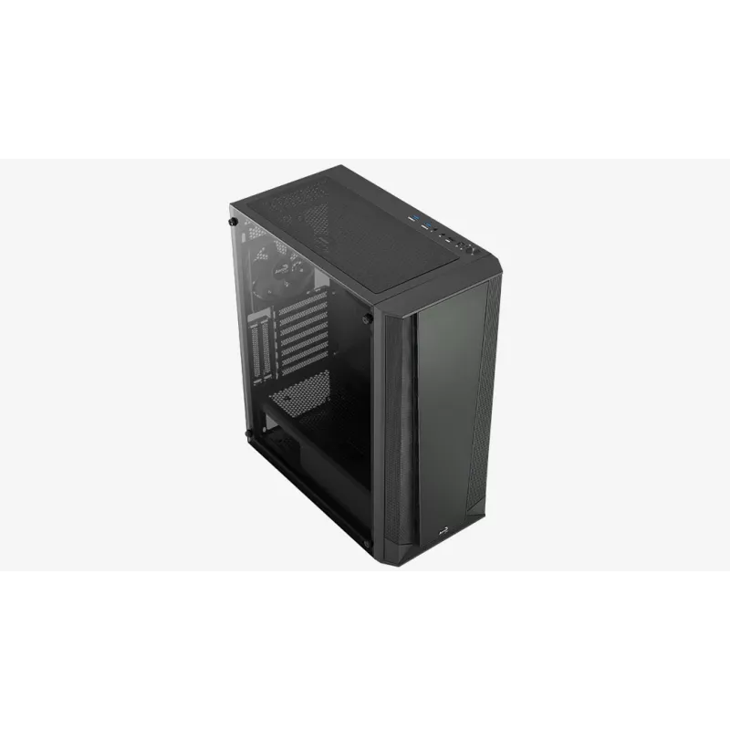 PC-Gehäuse Aerocool Prism-G-BK-v1 Midi Tower Schwarz