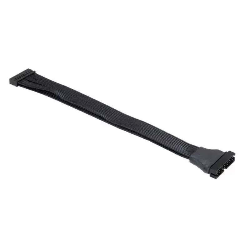 Flachbandkabel Akasa AK-CBUB45-15BK Schwarz 0,15 m 1 Stück