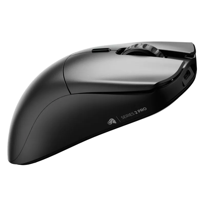 Kabellose Gaming-Maus GLORIOUS Series 2 PRO (für Rechtshänder) – 26.000 DPI, RF Wireless + USB‑C, 4K/8K Hz, 6 Tasten, Schwarz